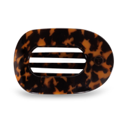 Round Flat Hair Clip | Large | Tortoise
