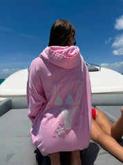 Pink Bikini Beaded Hoodie