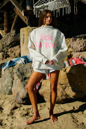 F CANCER Reversible Mockneck