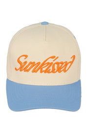 Sunkissed Embroidered Cotton Baseball Cap