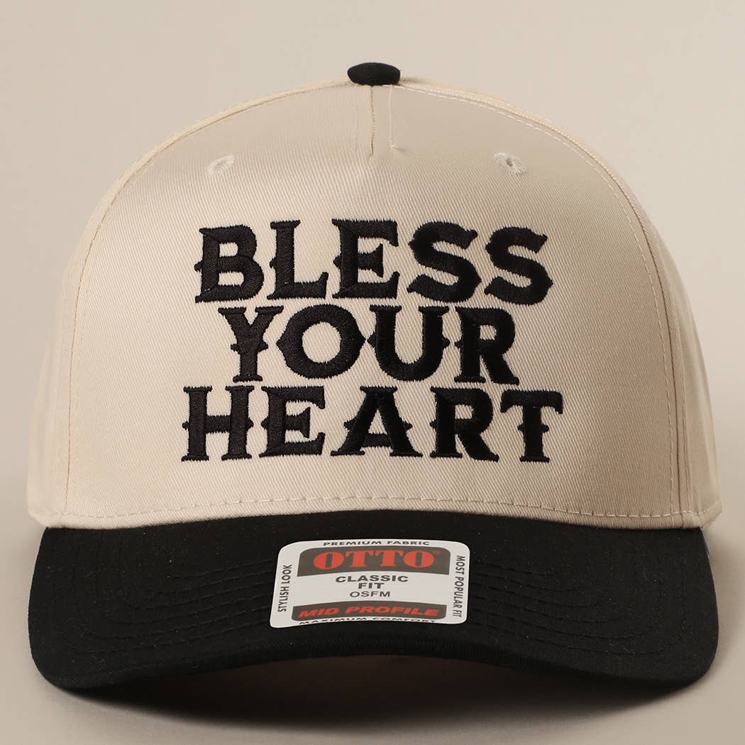 Bless Your Heart Trucker Hat/ Black