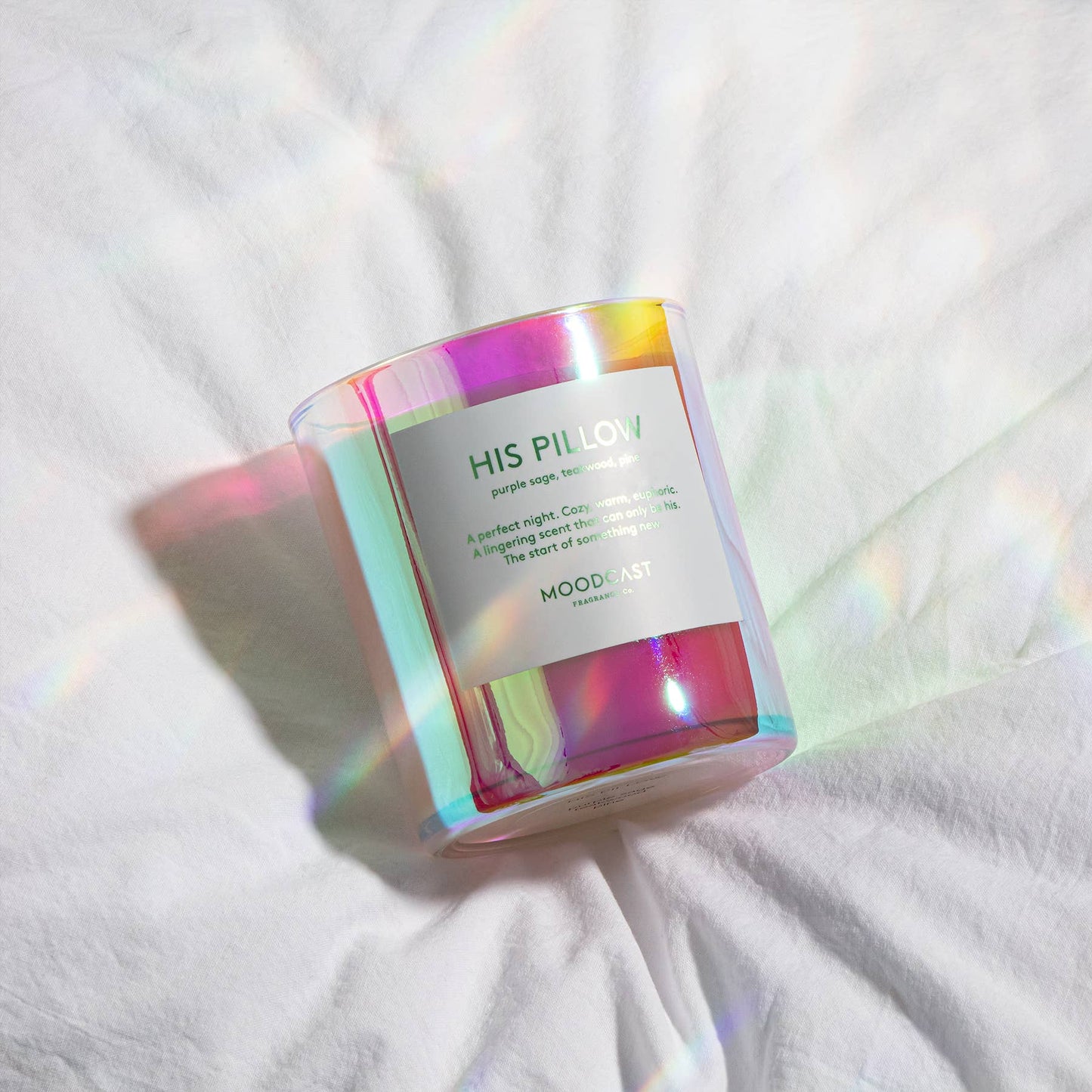 His Pillow - Iridescent 8oz Coconut Wax Candle