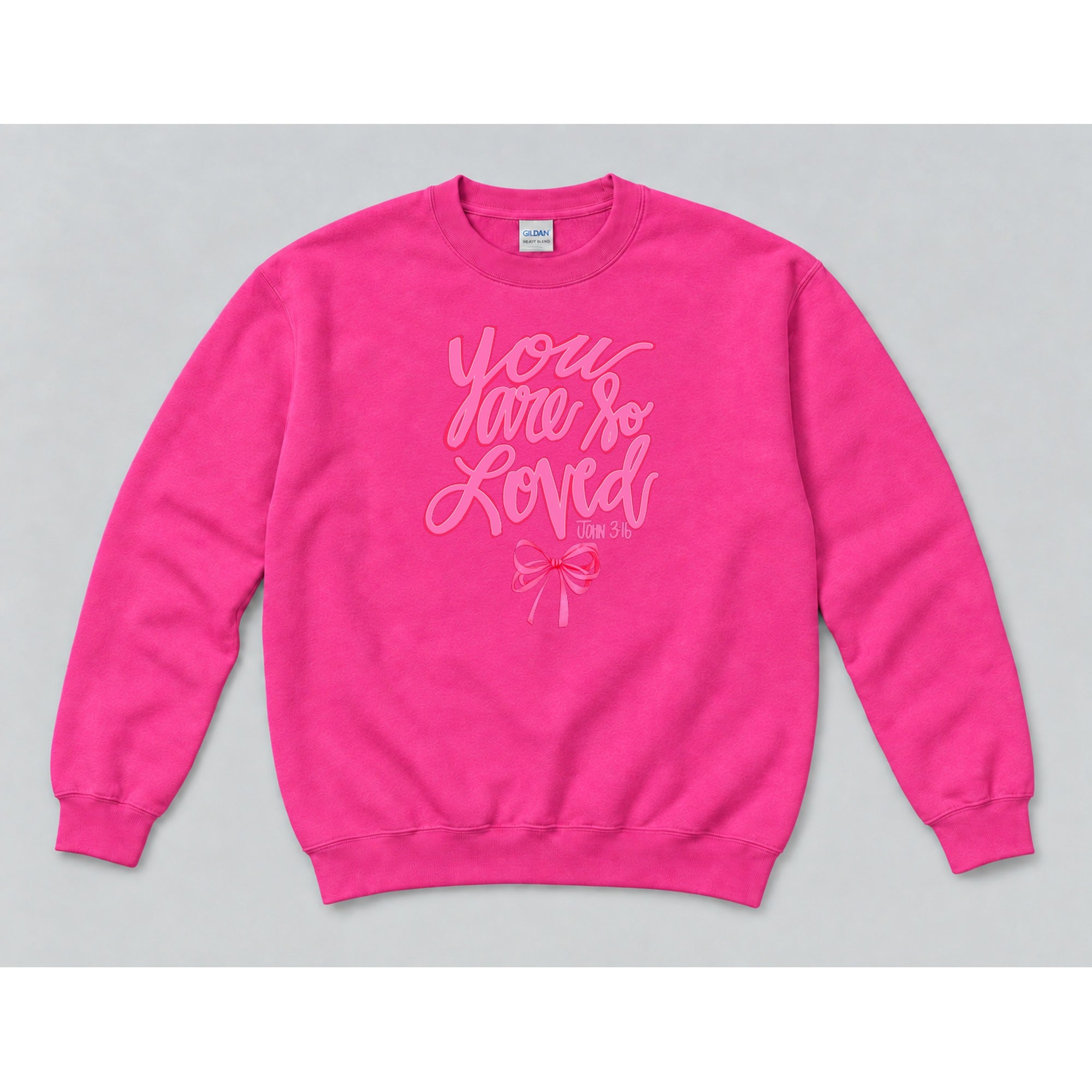 Crewneck Hot Pink mockup