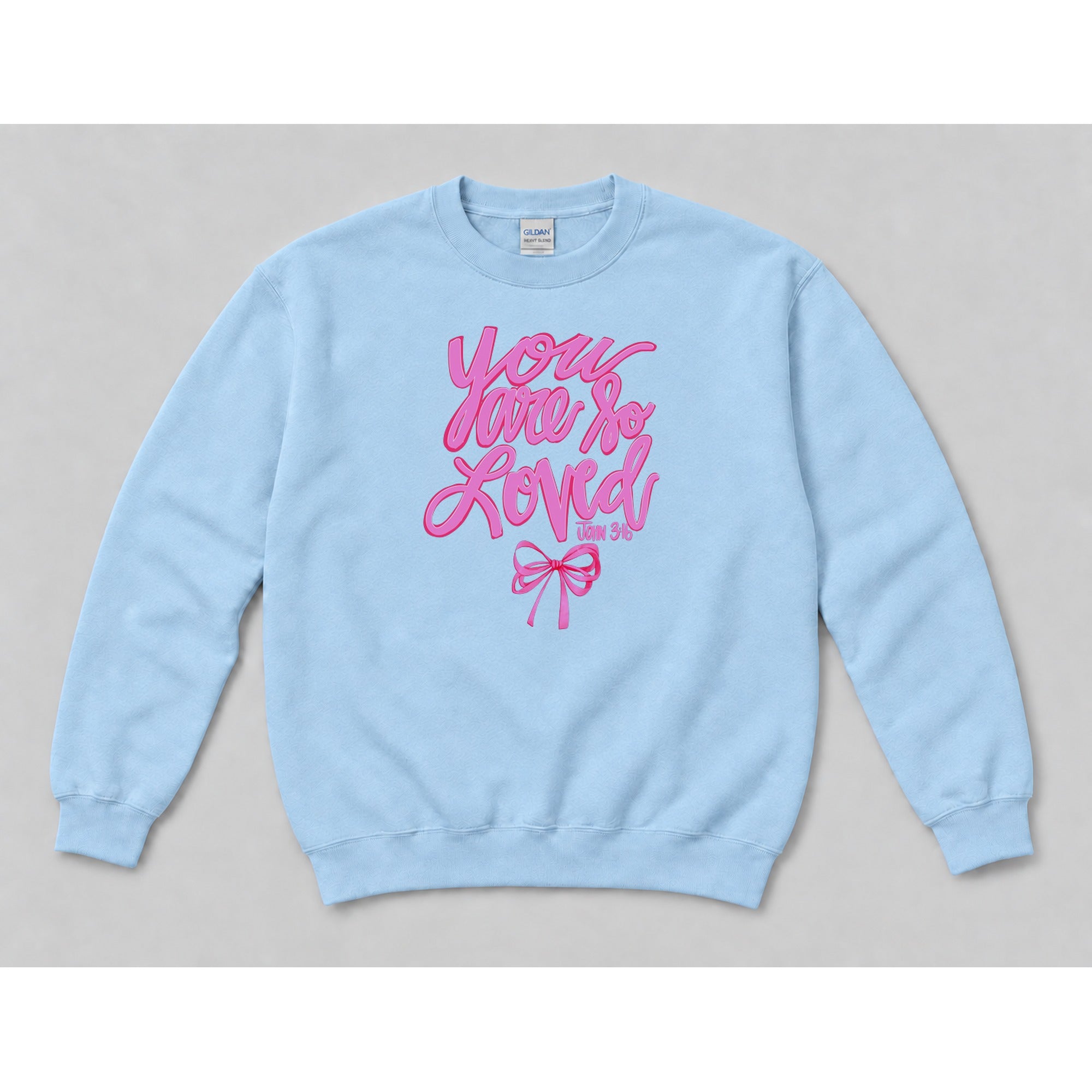 Crewneck Light Blue mockup
