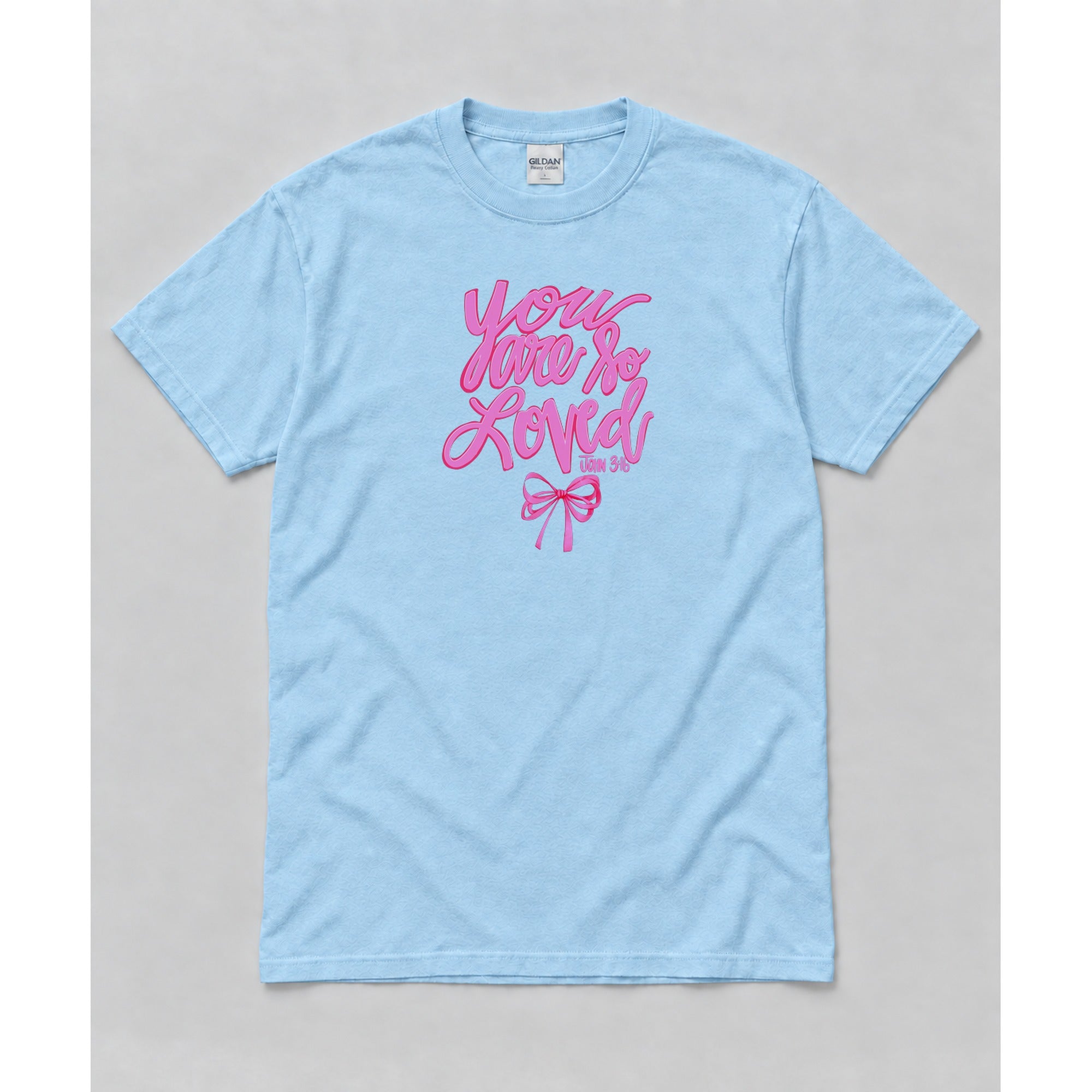 Short Sleeve Light Blue mockup