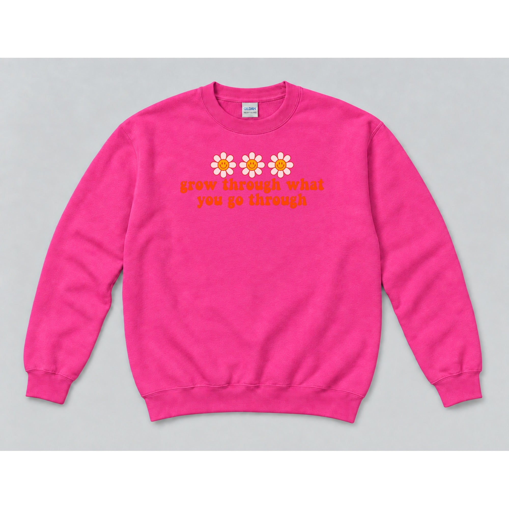 Crewneck Hot Pink mockup