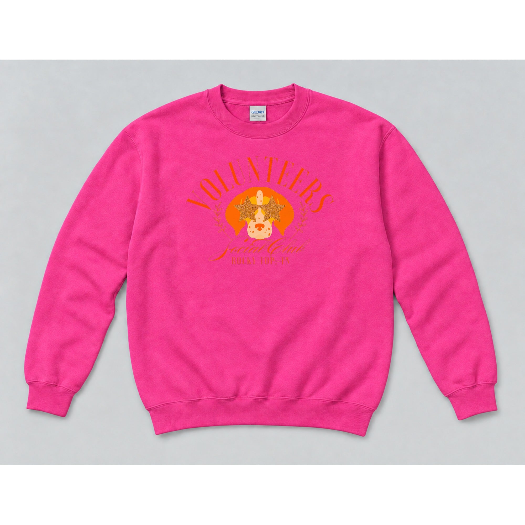 Crewneck Hot Pink mockup