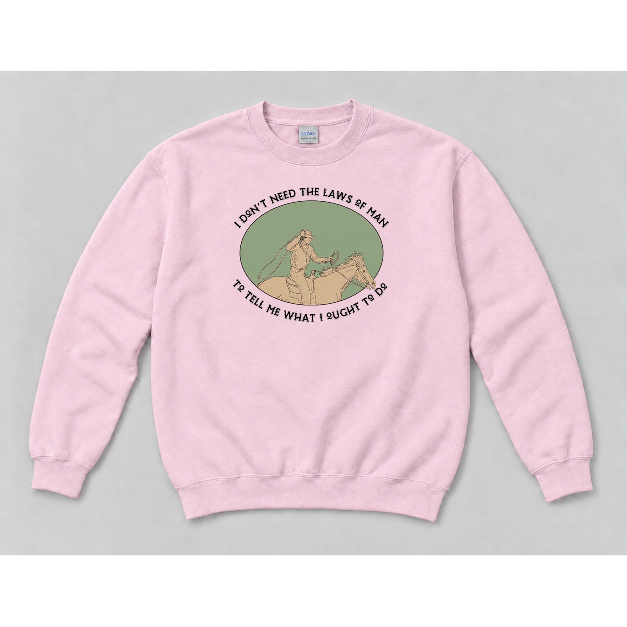 Crewneck Light Pink mockup