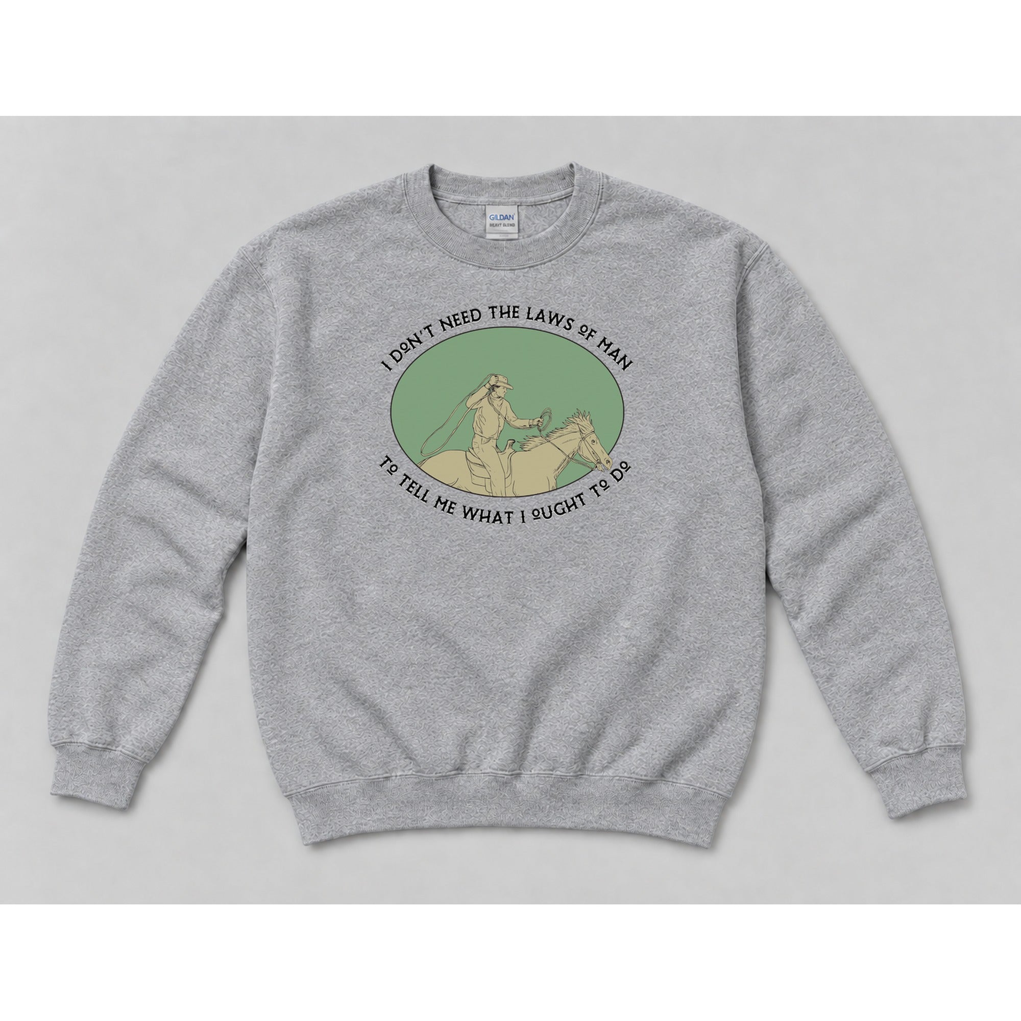 Crewneck Sport Grey mockup