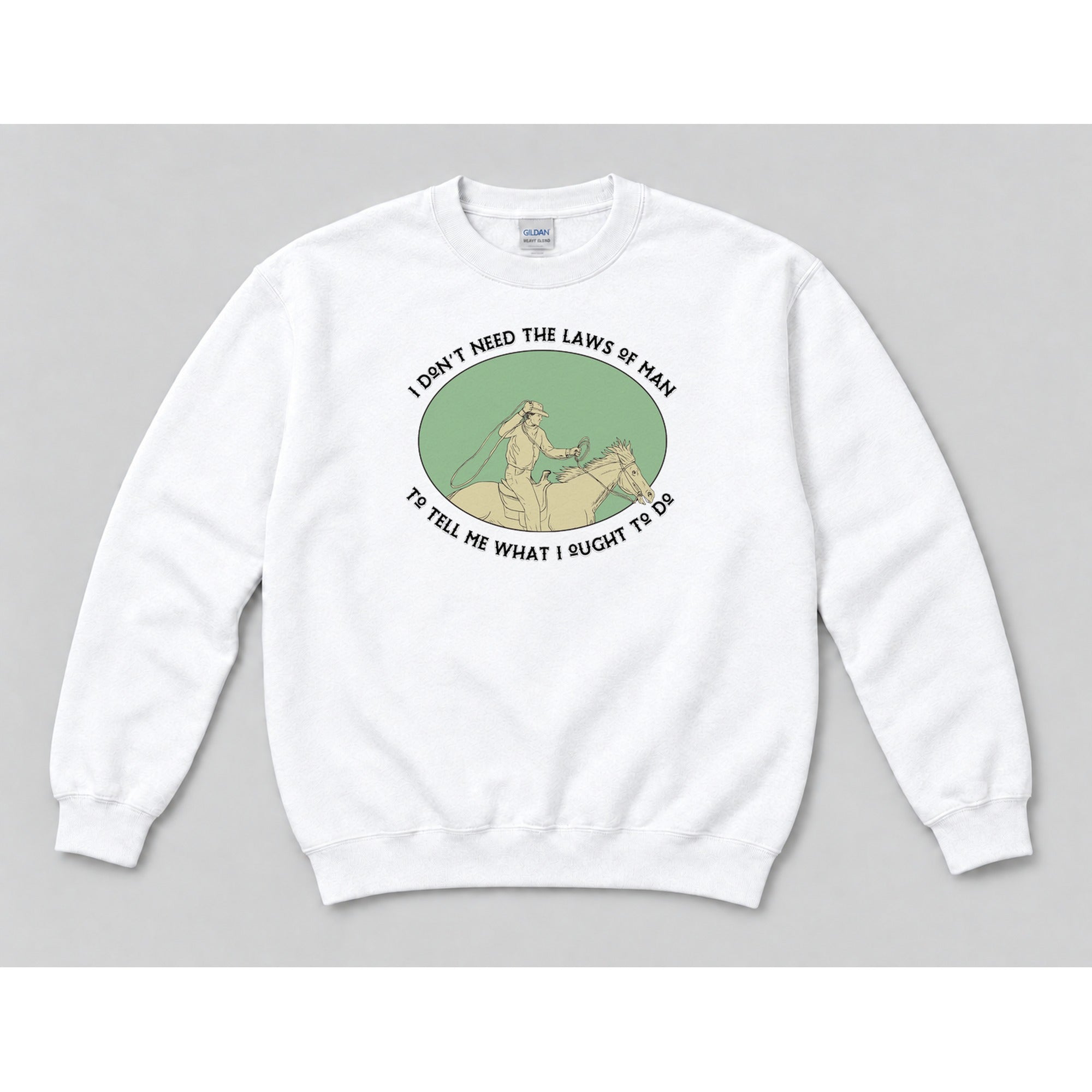Crewneck White mockup