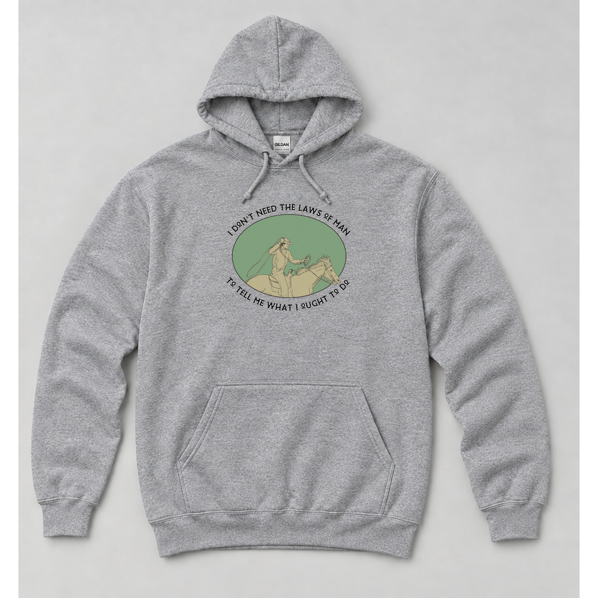 Hoodie Sport Grey mockup