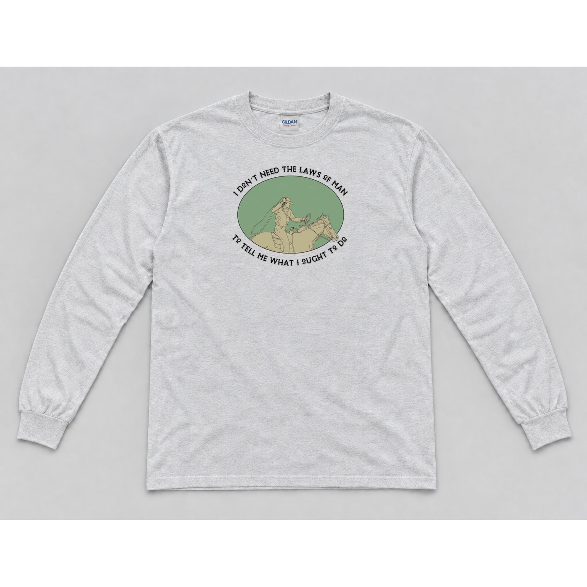 Long Sleeve Ash mockup