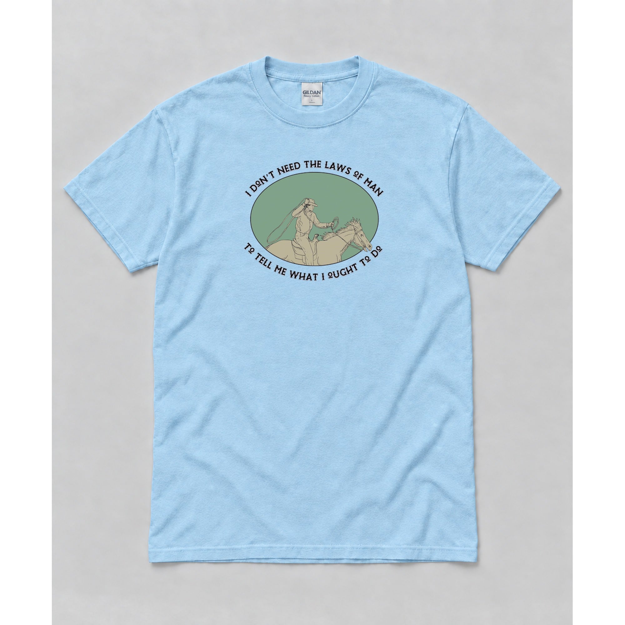 Short Sleeve Light Blue mockup
