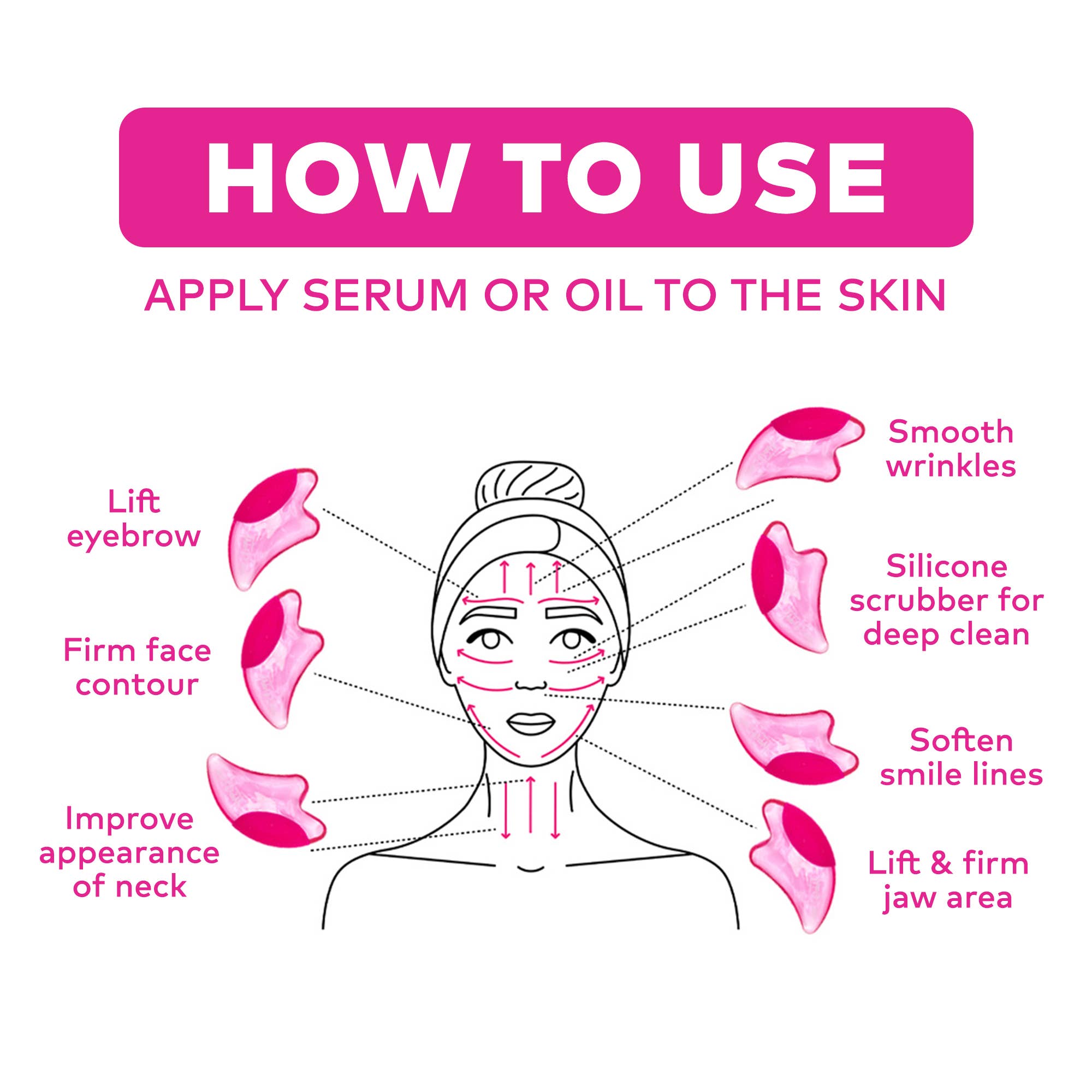 2n1 Gua Sha & Facial Scrubber