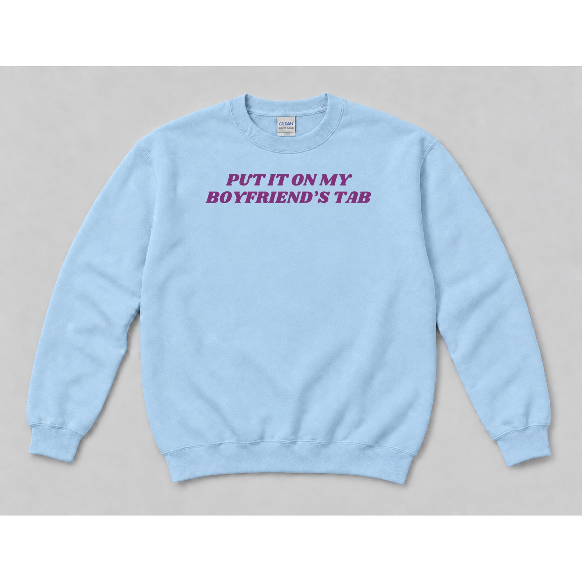 Crewneck Light Blue mockup