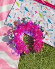 Let It Shine Pink Disco Headband — view 4