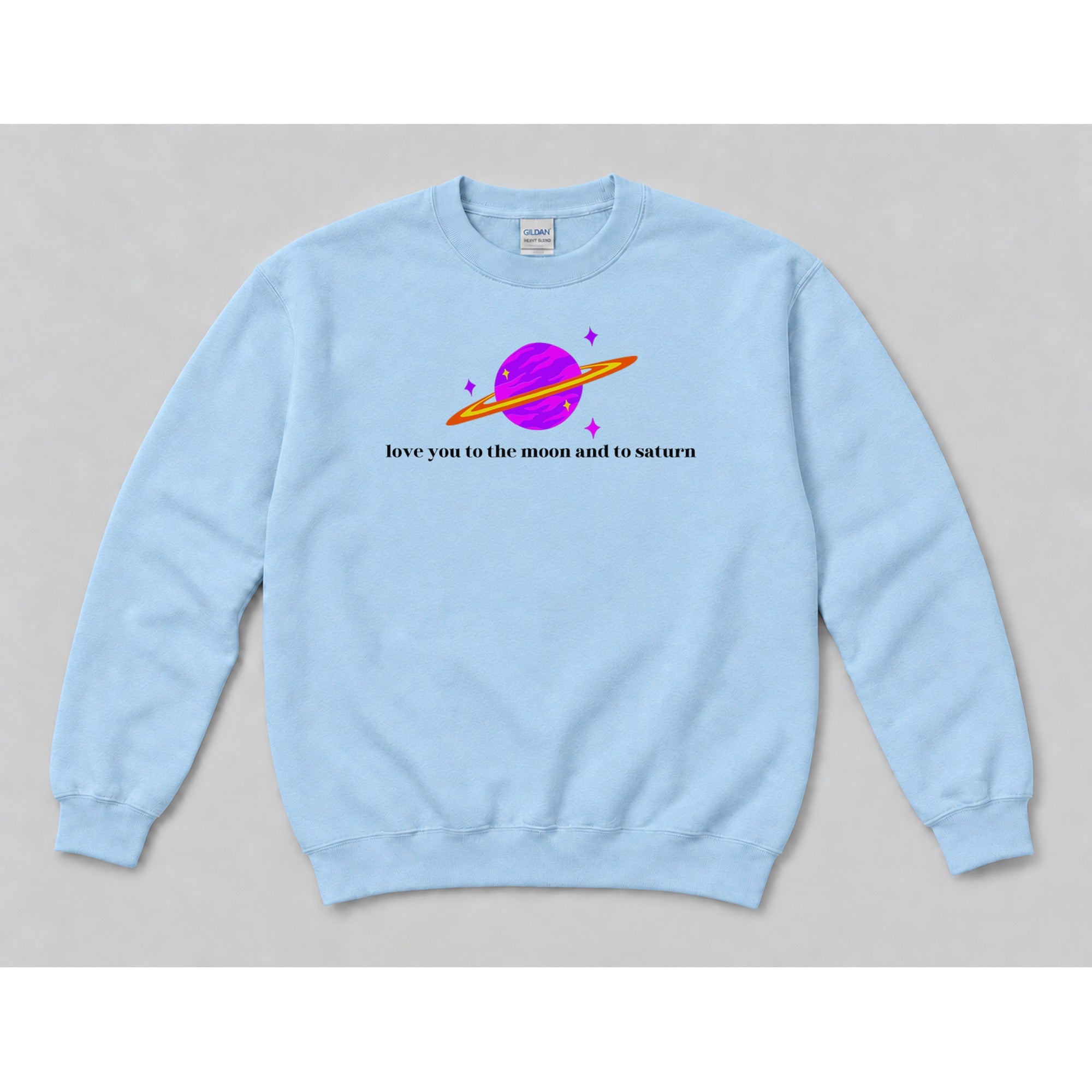 Crewneck Light Blue mockup