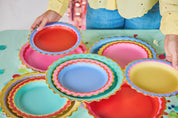 Rainbow Ric Rac Assorted Dinner Plates (10 ct) — view 5