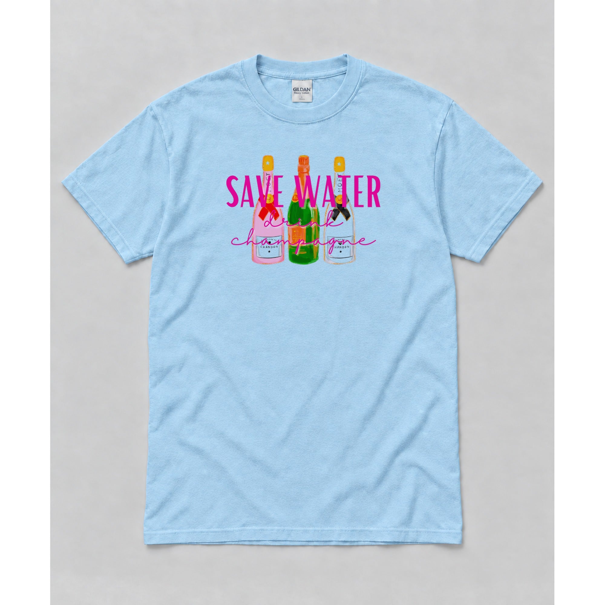 Short Sleeve Light Blue mockup