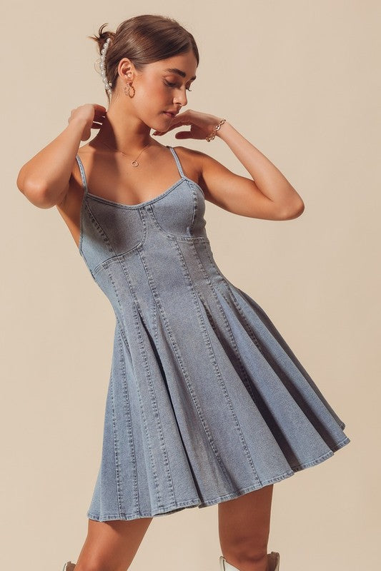 A-Line Denim Dress