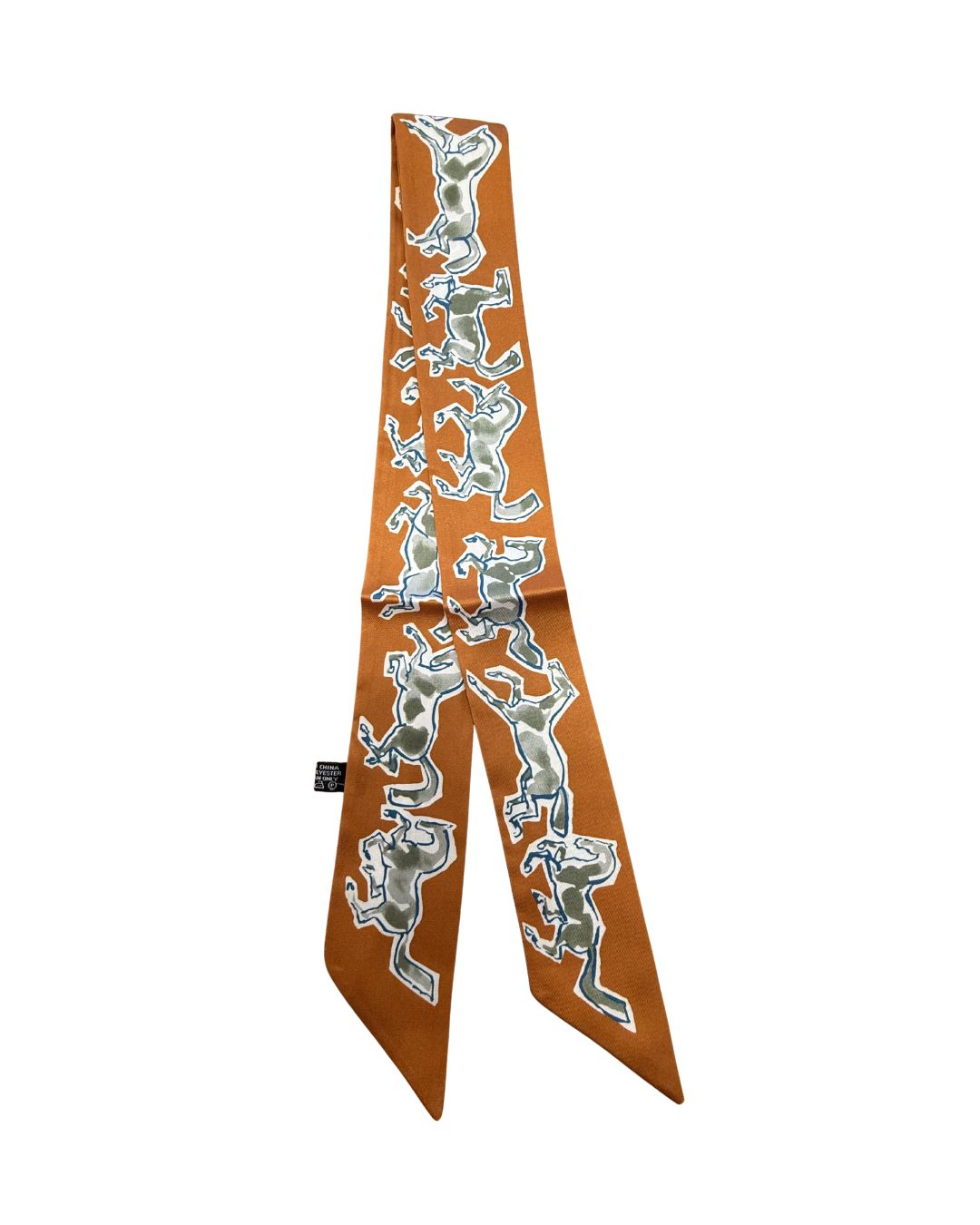 Orange Horse Scarf