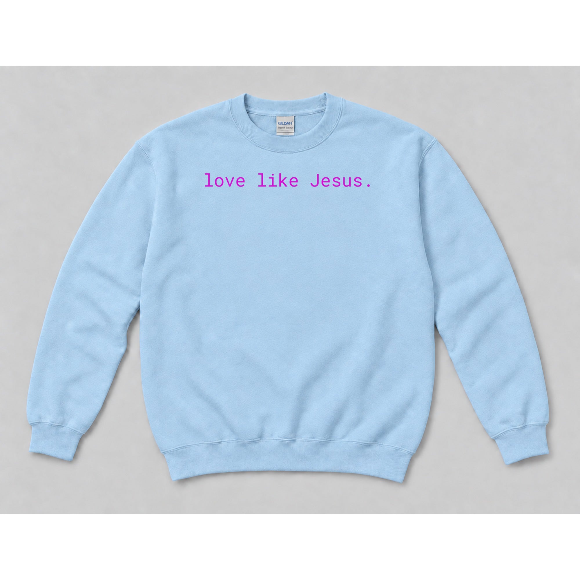 Crewneck Light Blue mockup