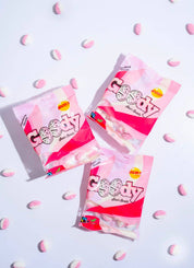 Bubs Sour Strawberry Vanilla Ovals Swedish Candy