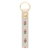 Key Fob Skinny Cottage Stripes