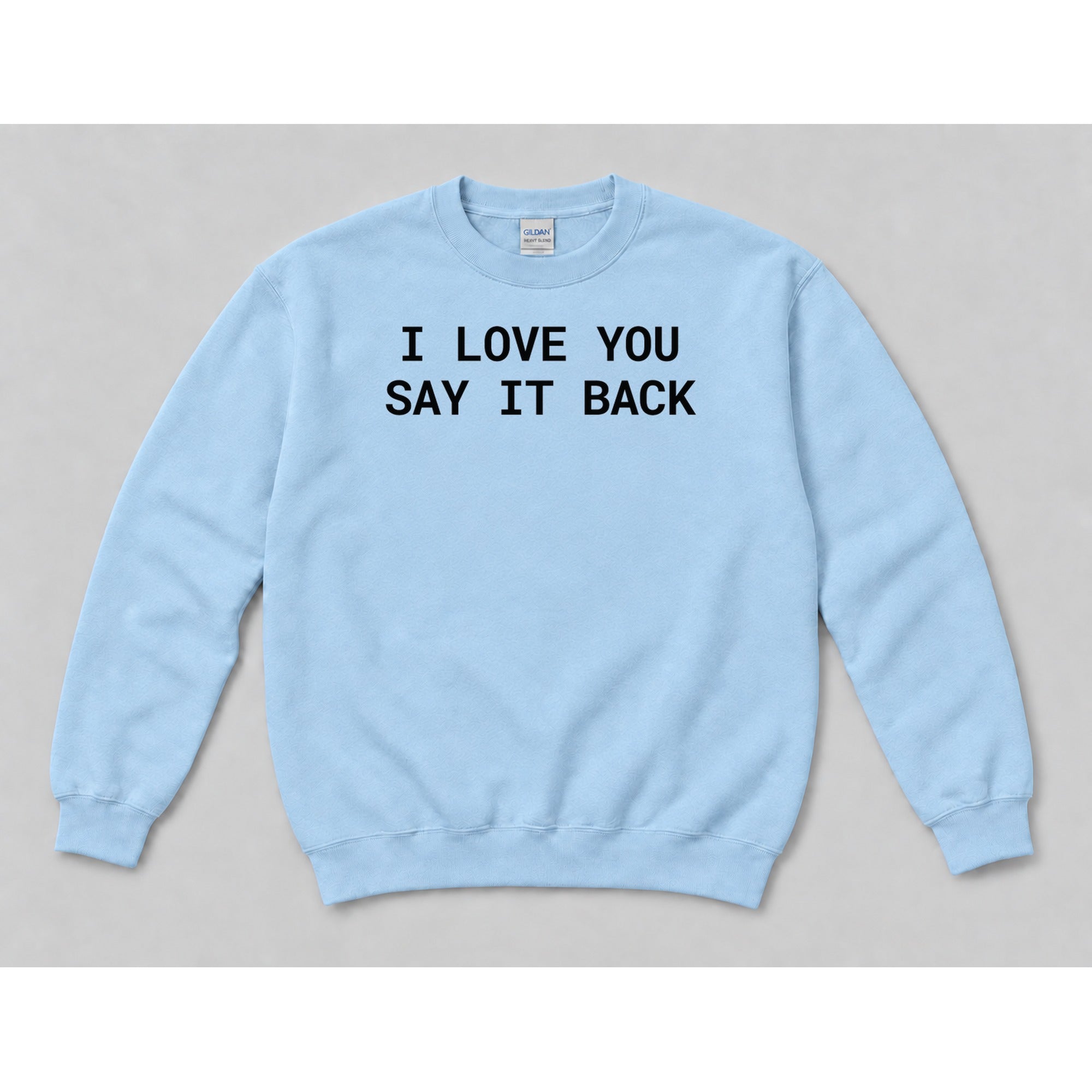 Crewneck Light Blue mockup
