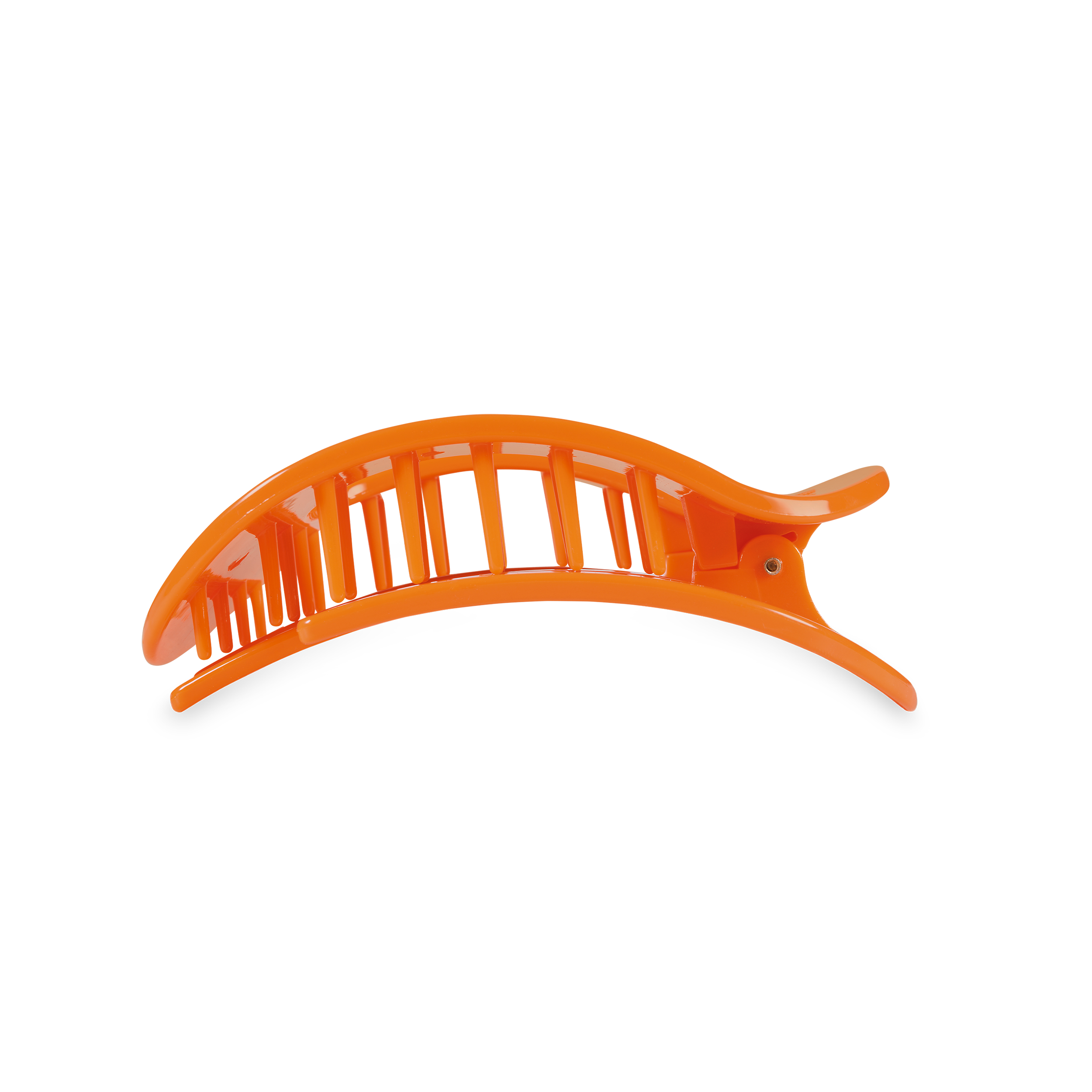 Flat Round Hair Clip | Medium | University of Tennessee showing rounded oval shape