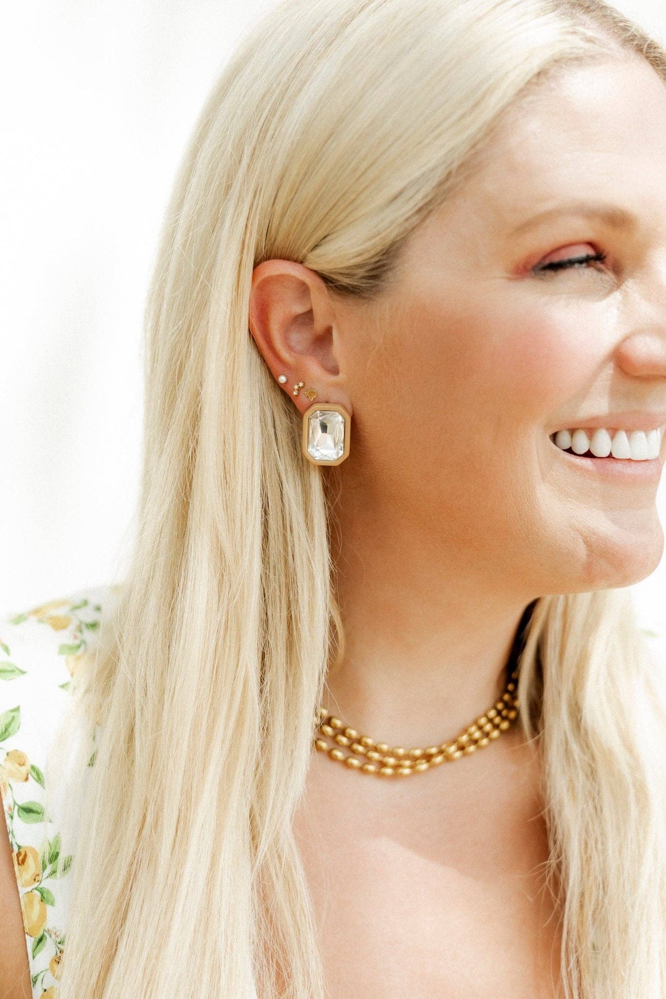 Screwback Stud Earrings Payton Pearl 3mm