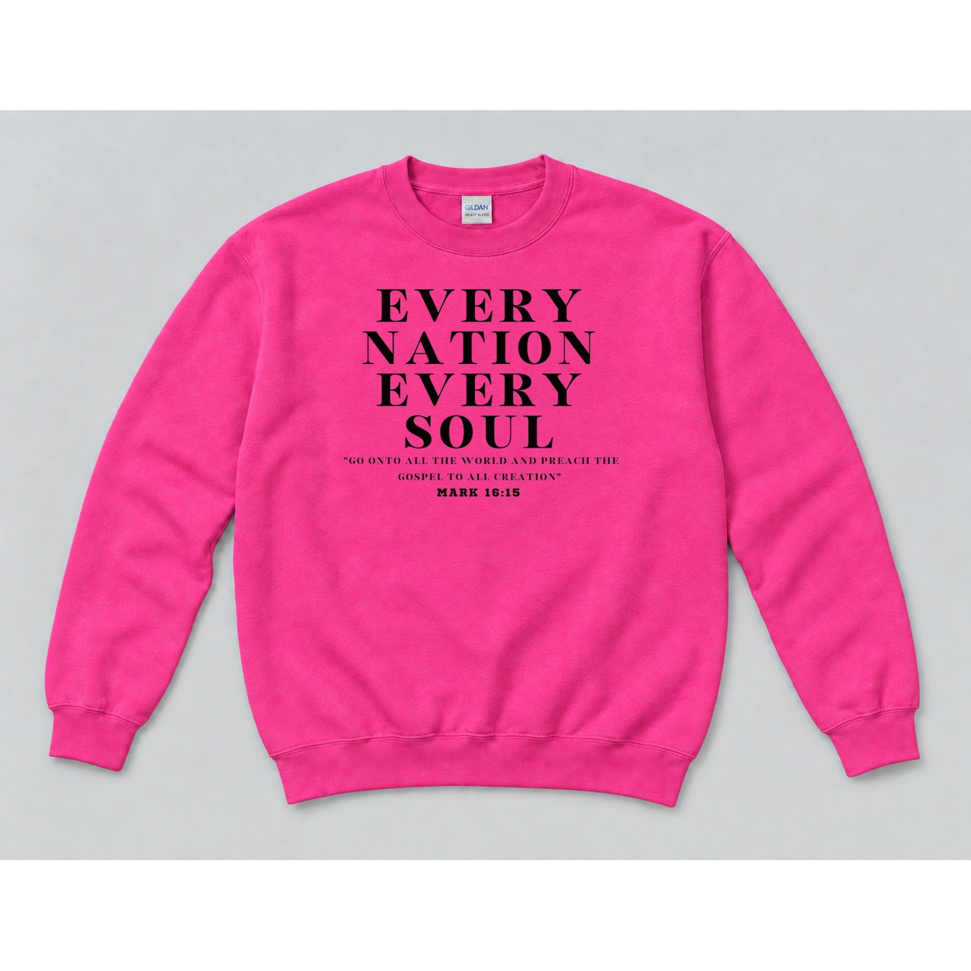 Crewneck Hot Pink mockup