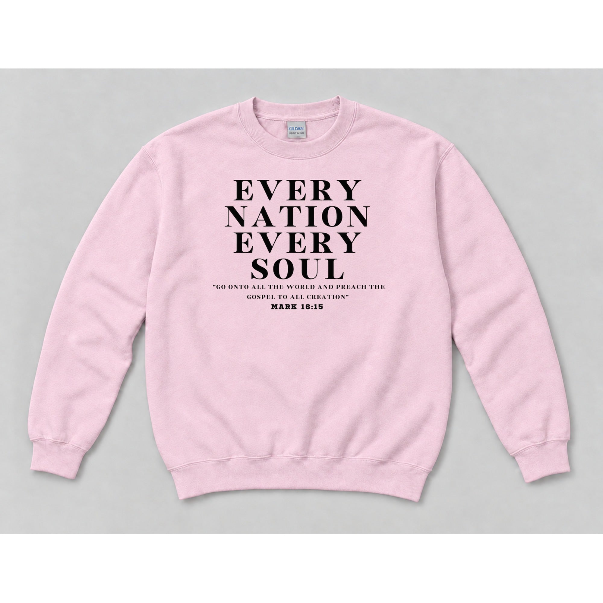 Crewneck Light Pink mockup