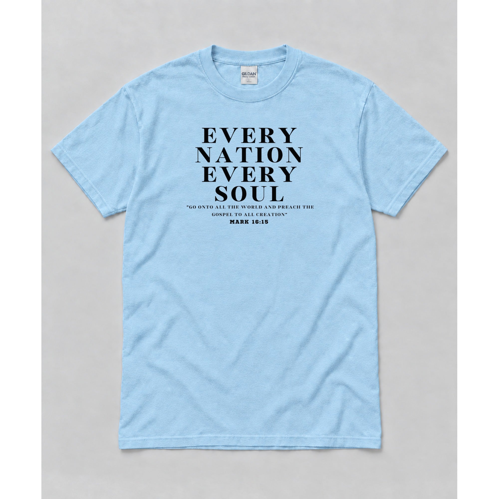 Short Sleeve Light Blue mockup
