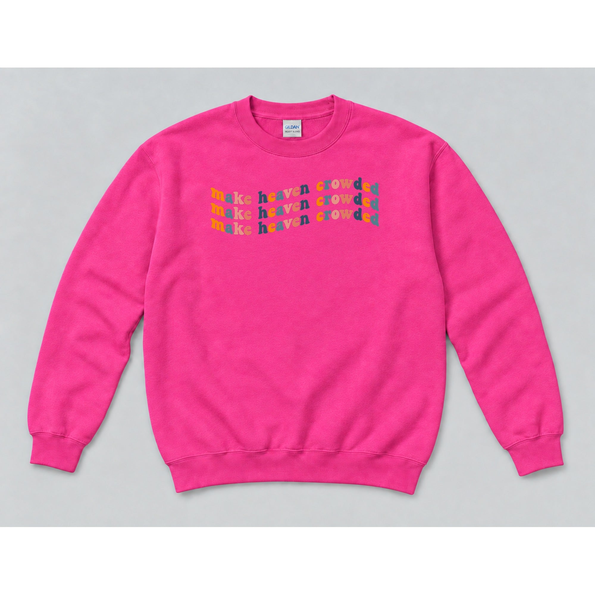 Crewneck Hot Pink mockup