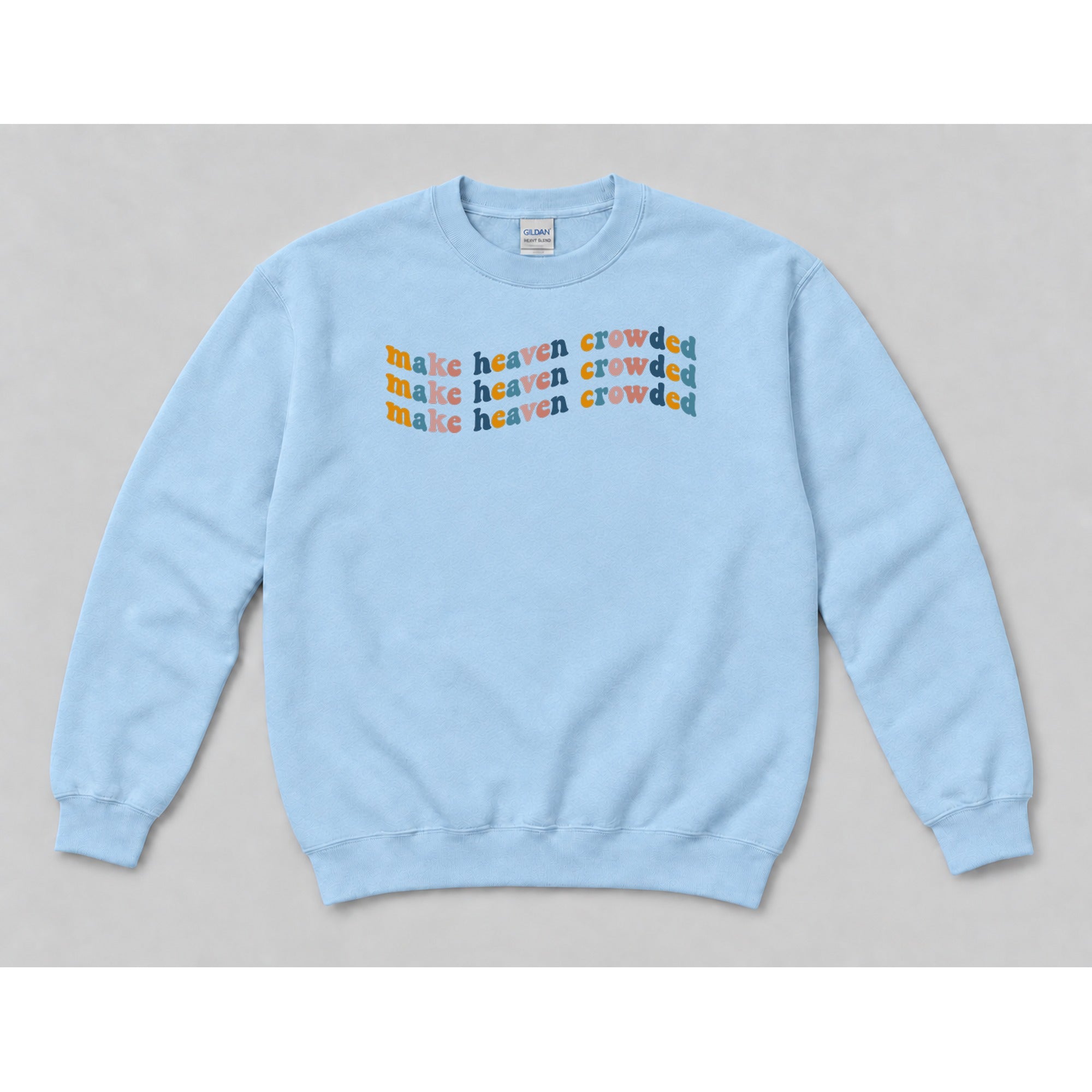Crewneck Light Blue mockup