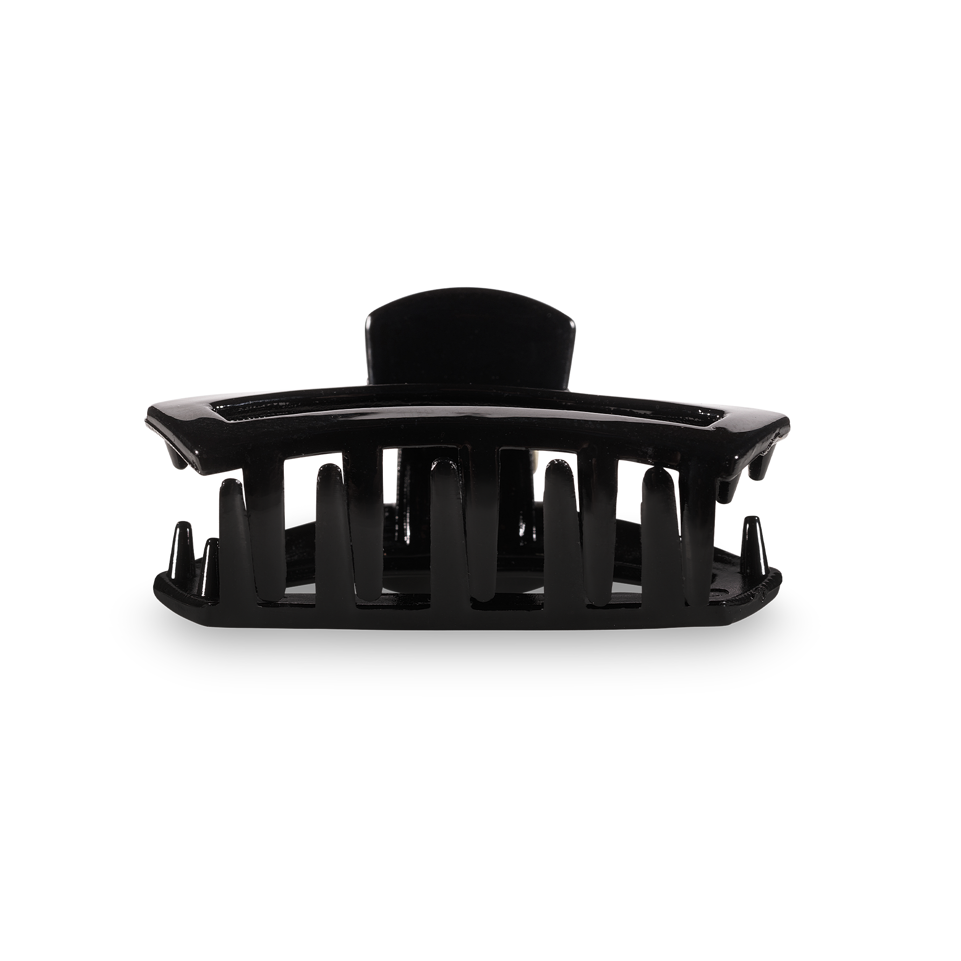 Jet Black Tiny Open Hair Clip