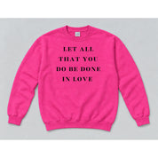 Crewneck Hot Pink mockup