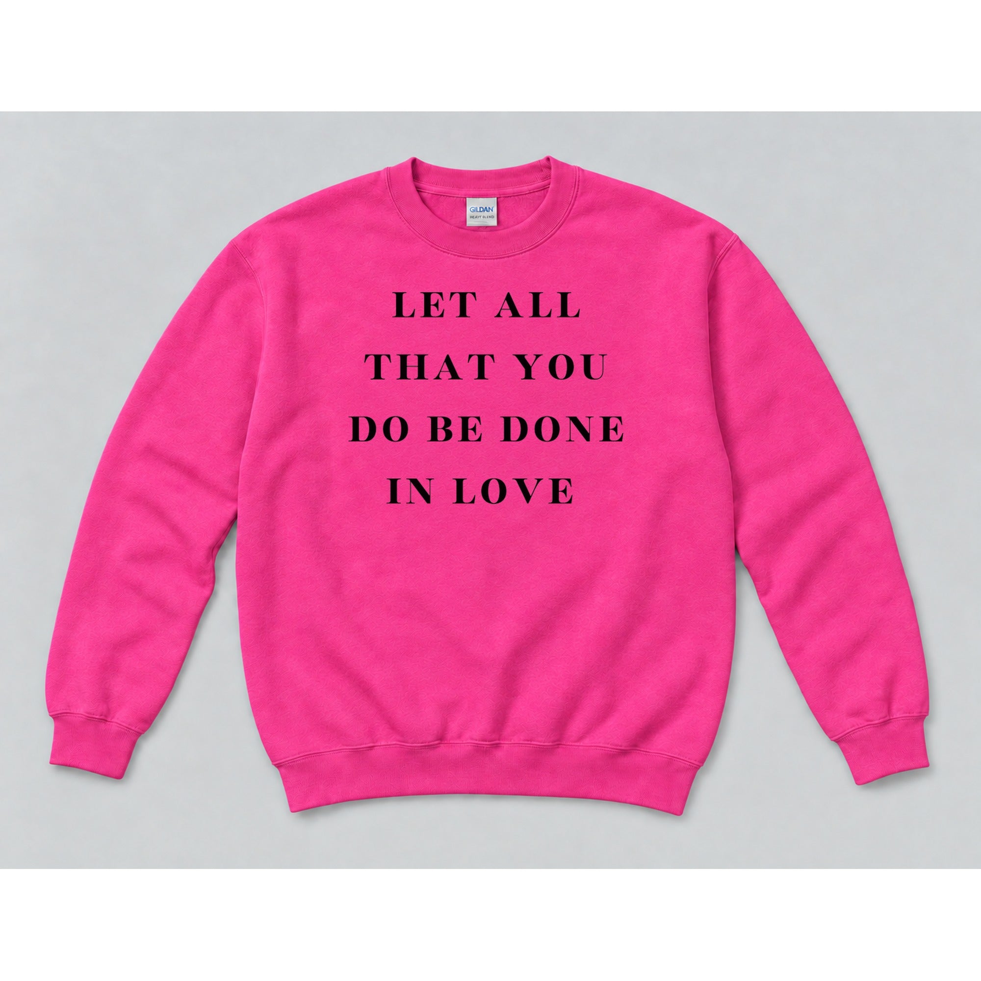Crewneck Hot Pink mockup