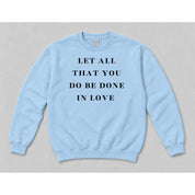 Crewneck Light Blue mockup