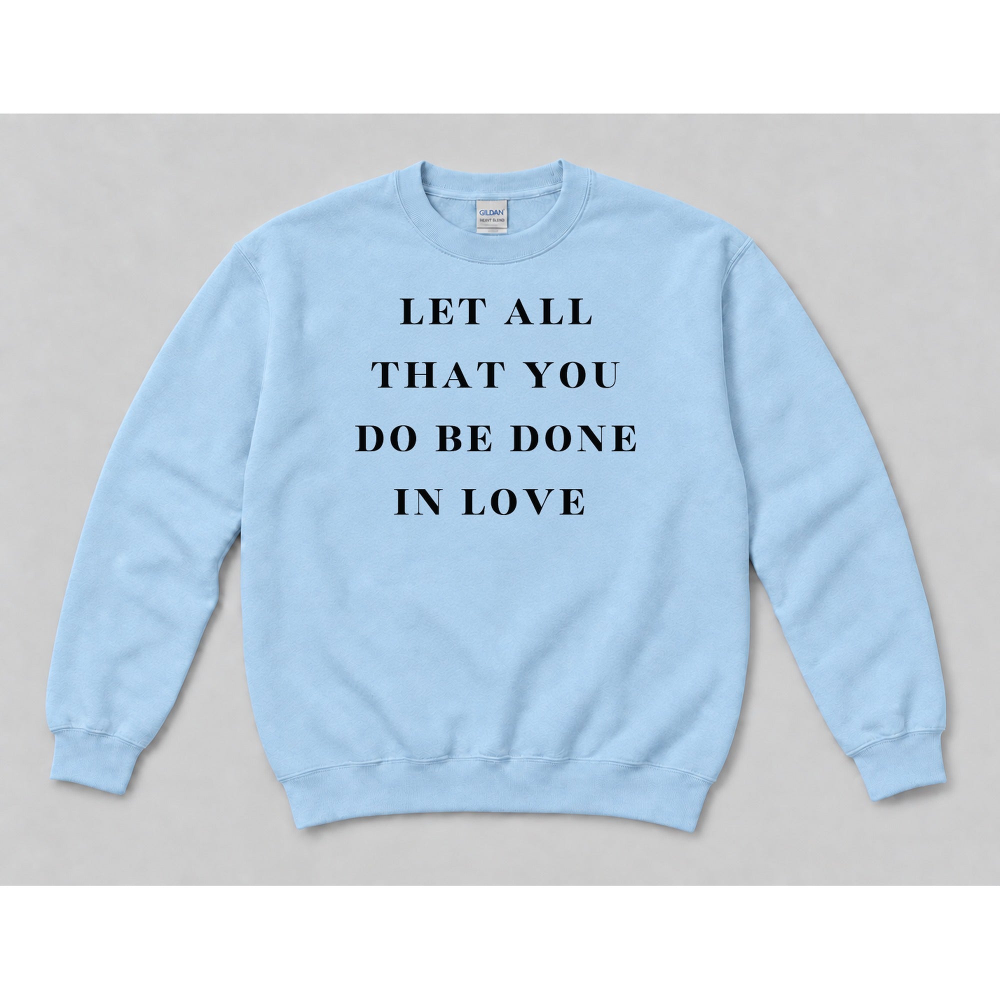 Crewneck Light Blue mockup