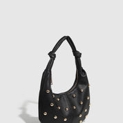 Metallic Studded Shoulder Bag