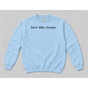 Crewneck Light Blue mockup