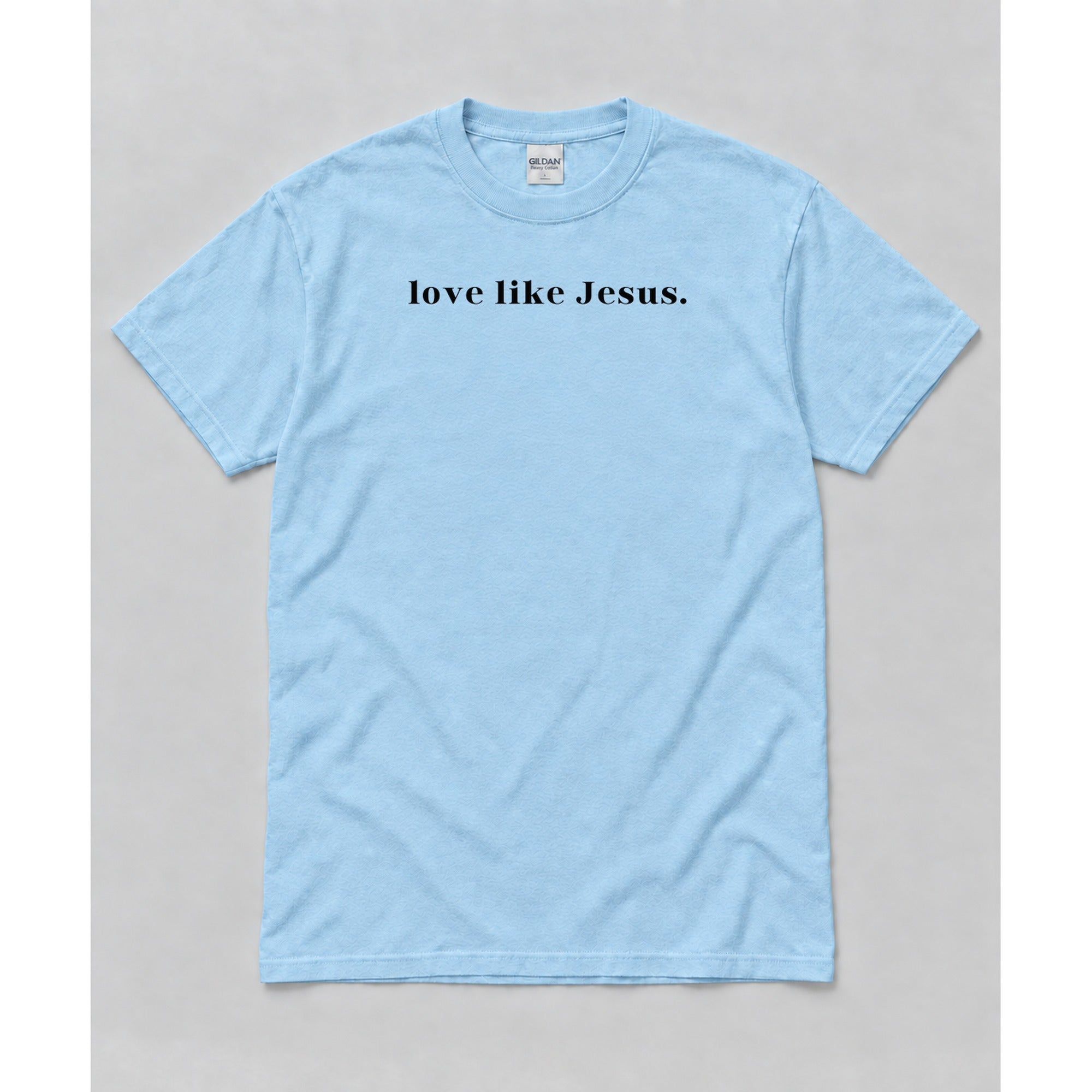 Short Sleeve Light Blue mockup