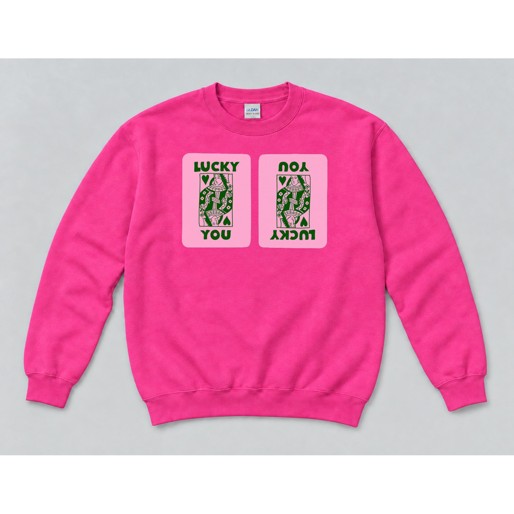 Crewneck Hot Pink mockup