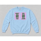 Crewneck Light Blue mockup