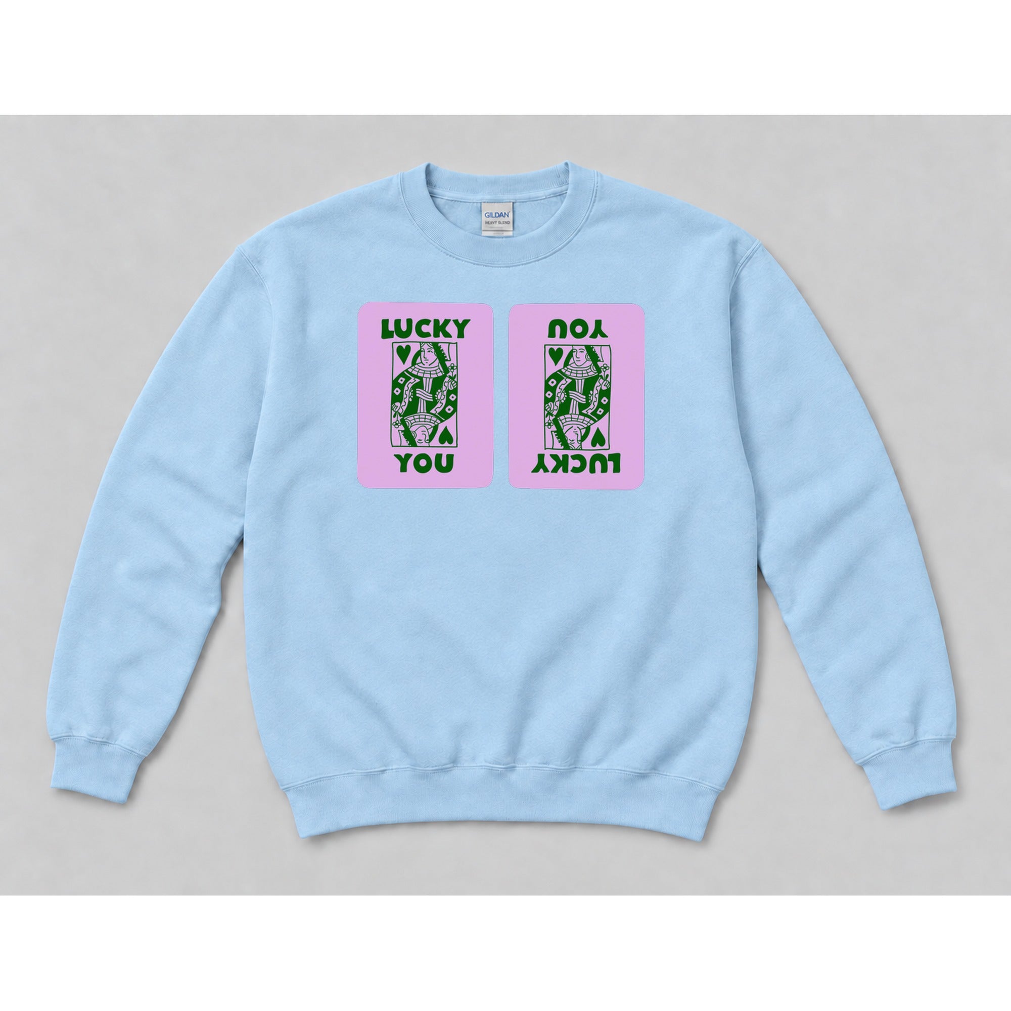 Crewneck Light Blue mockup