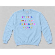 Crewneck Light Blue mockup