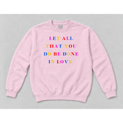 Crewneck Light Pink mockup