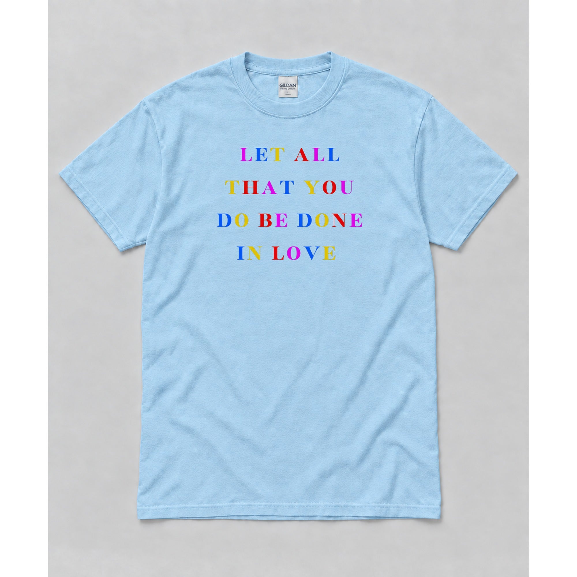 Short Sleeve Light Blue mockup